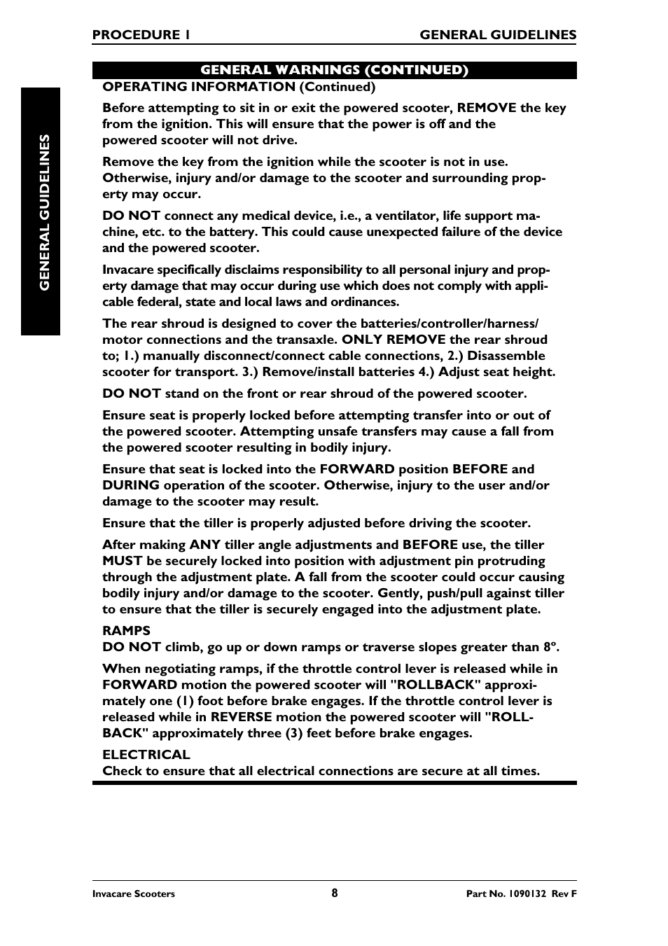 Invacare LYNX LX-3PLUS  EU User Manual | Page 8 / 64