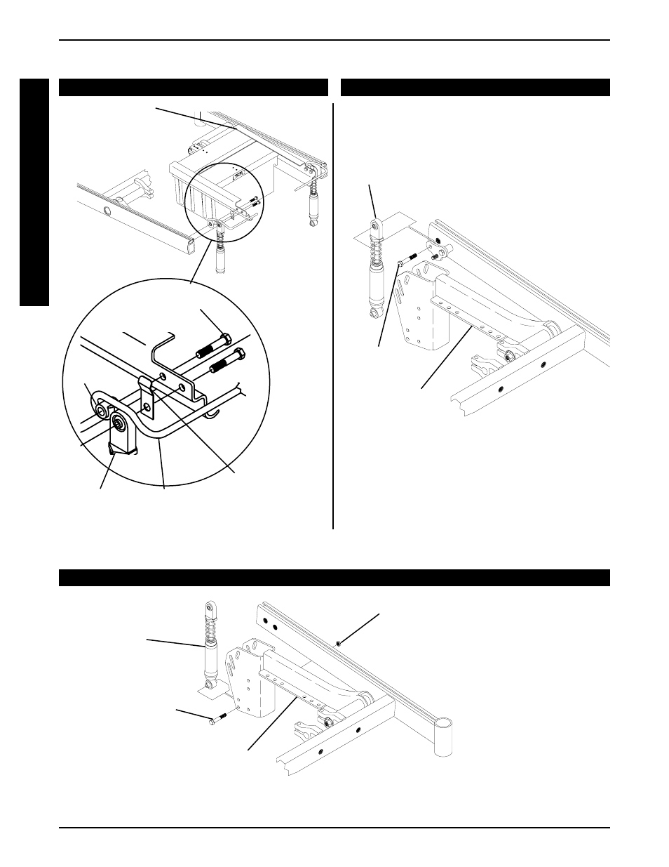 Top of shock bottom of shock | Invacare ARROW MWD User Manual | Page 82 / 108