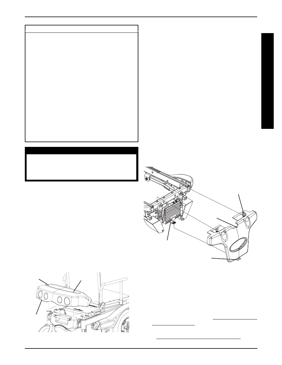 Removing/installing rear shroud (figure 1), Removing/installing front shroud (figure 2) | Invacare ARROW MWD User Manual | Page 91 / 108