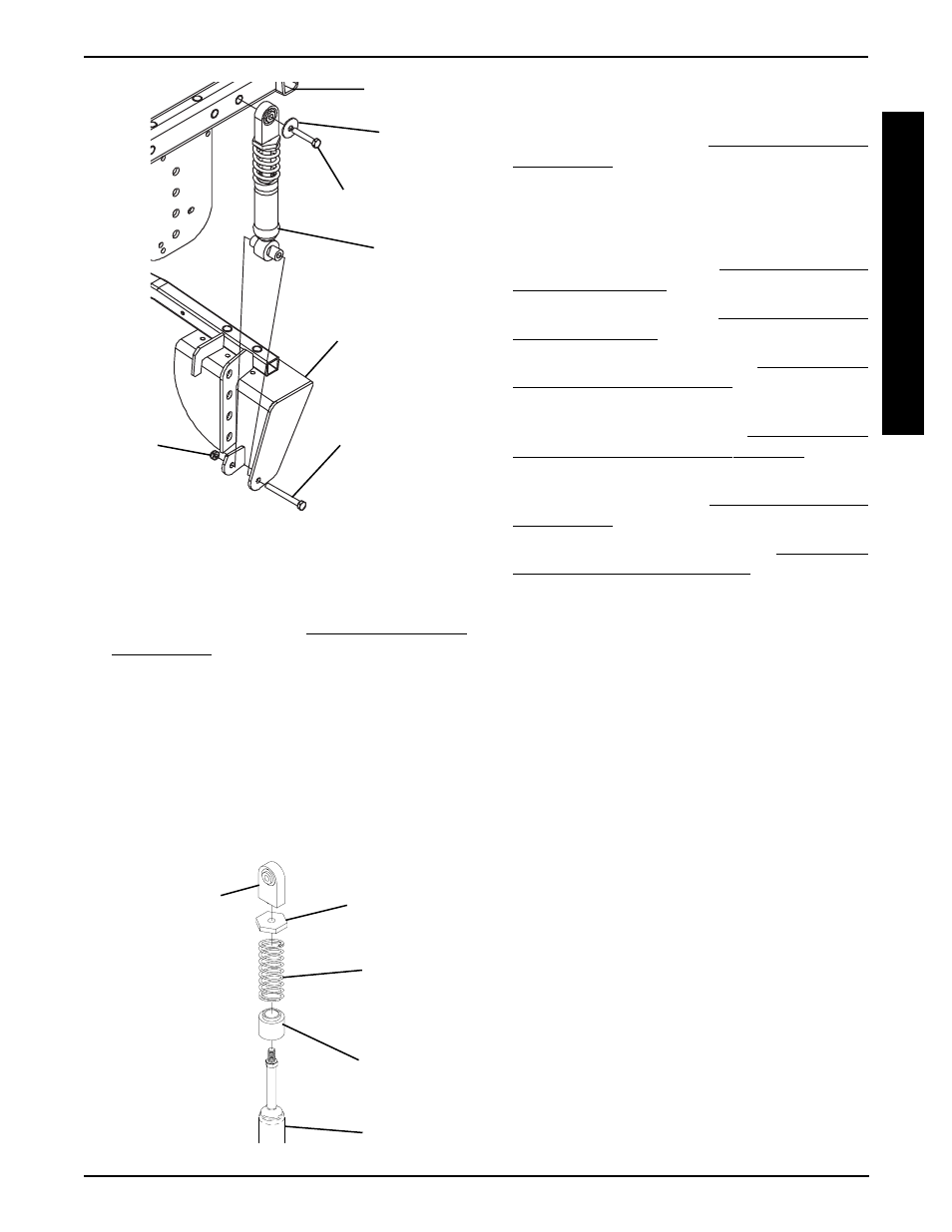 Shock spring replacement (figure 7), Tie rod replacement (figure 8) | Invacare ARROW MWD User Manual | Page 95 / 108