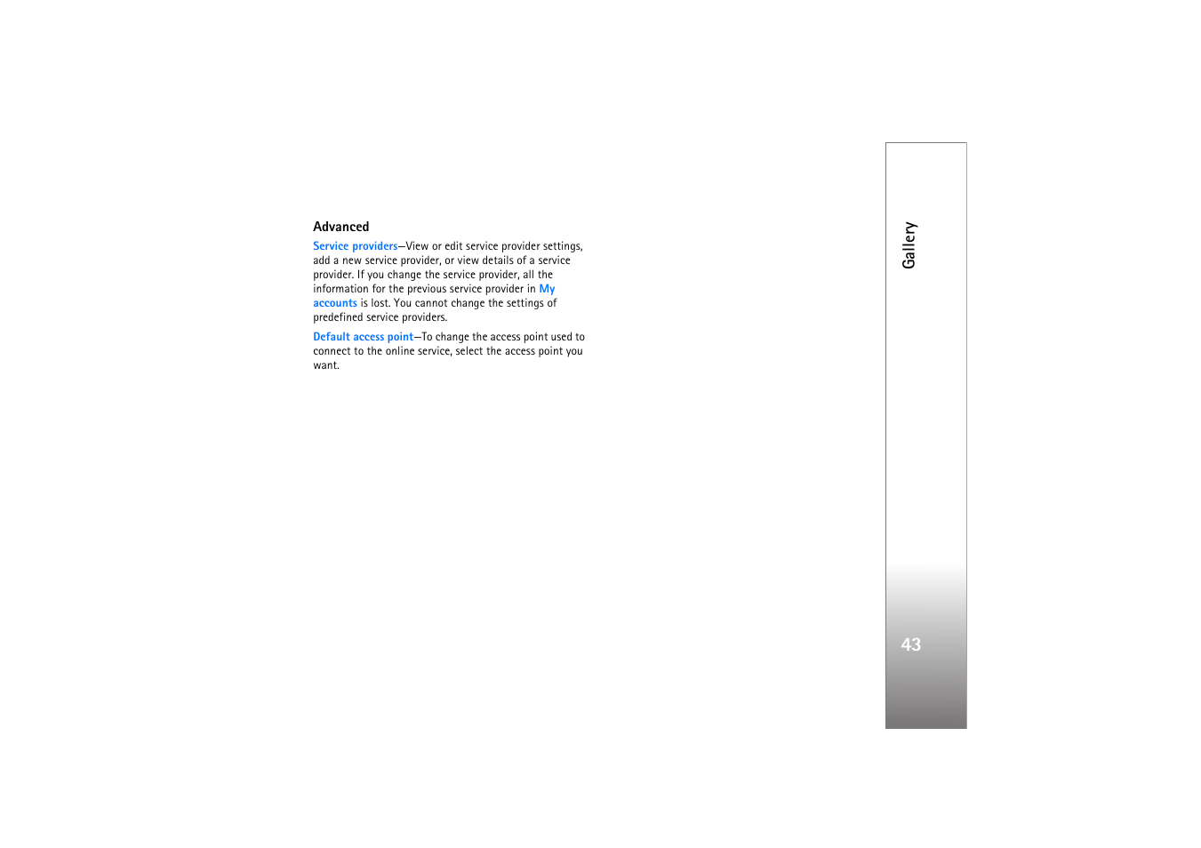 Nokia N77 User Manual | Page 43 / 133