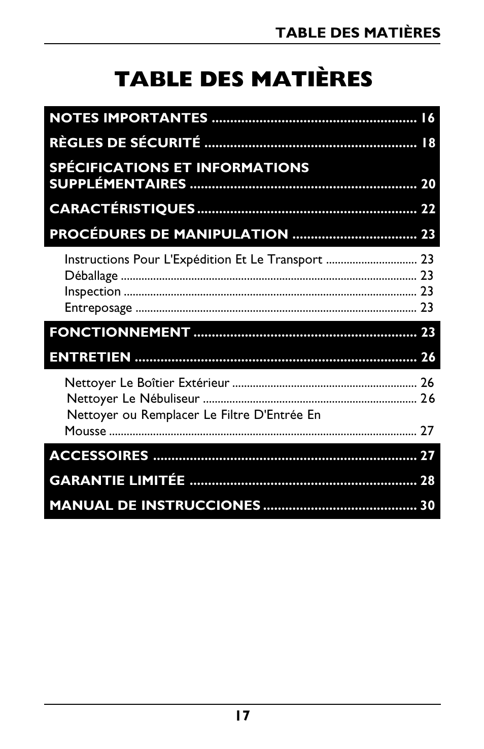 Invacare Envoy User Manual | Page 17 / 44