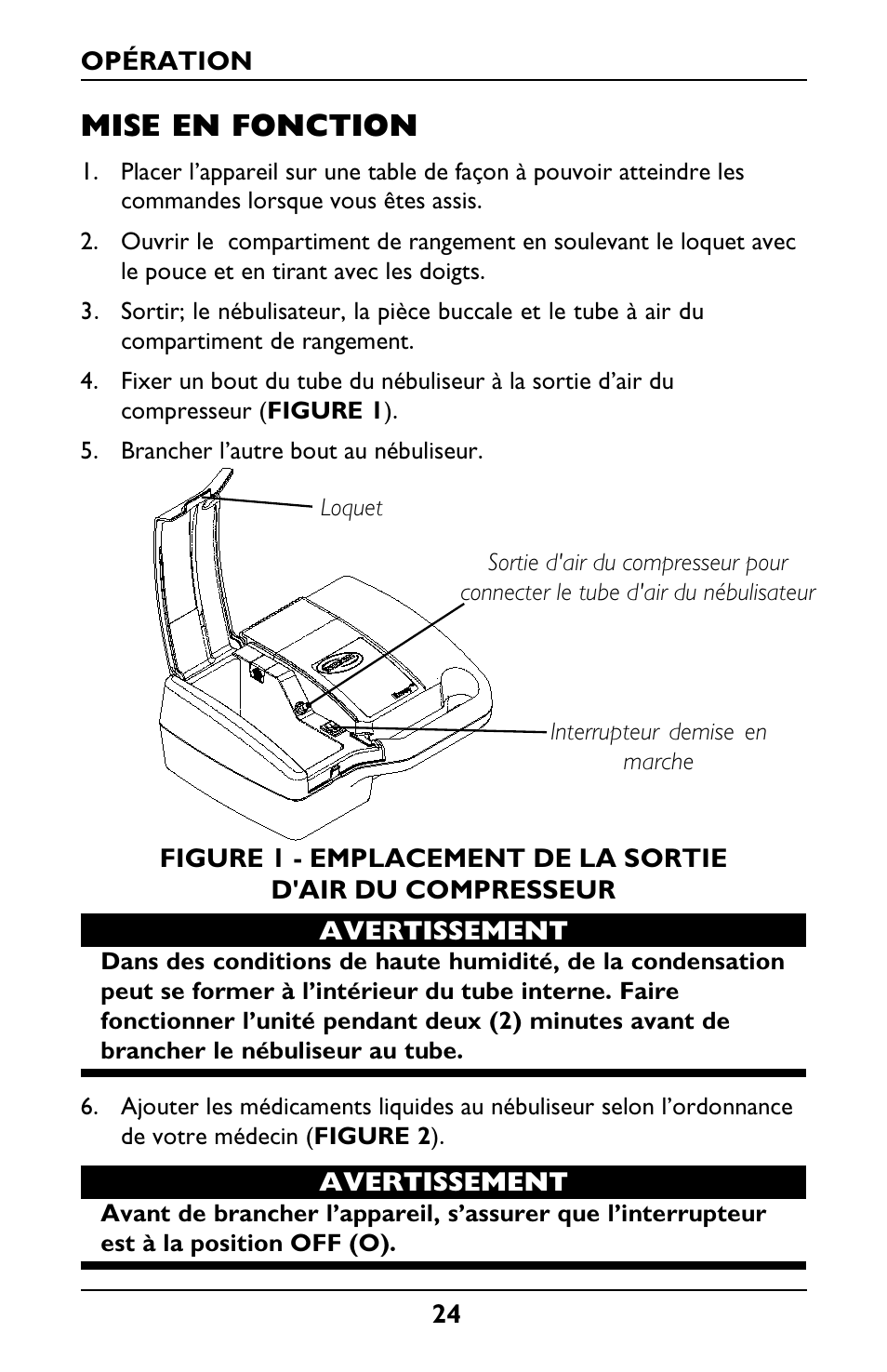 Mise en fonction | Invacare Envoy User Manual | Page 24 / 44