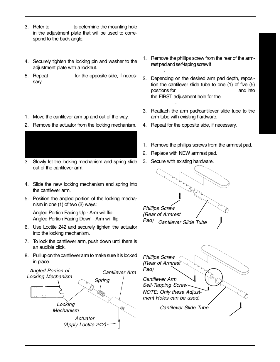A r m s | Invacare Allegro 1061057 User Manual | Page 25 / 72