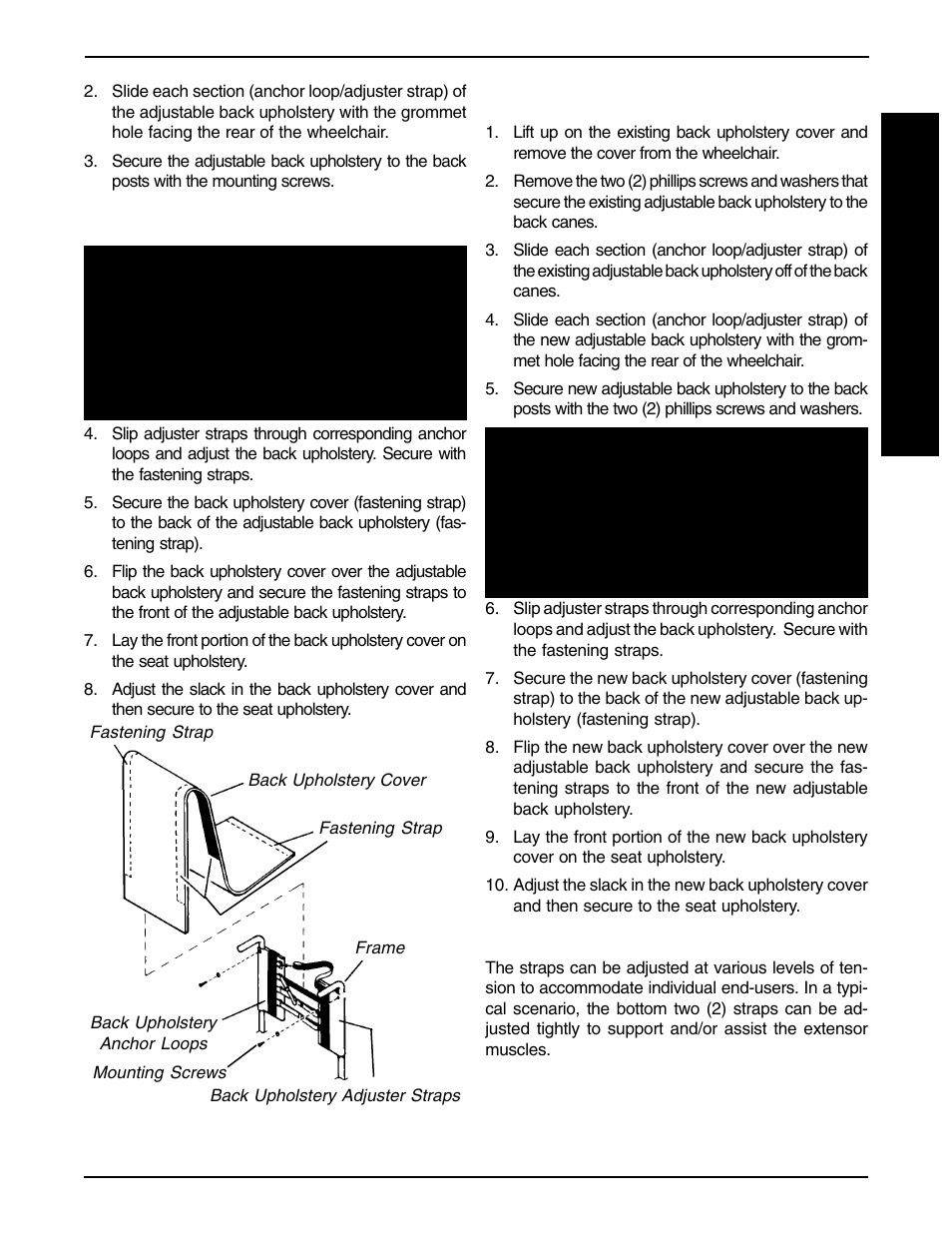 B a c k | Invacare Allegro 1061057 User Manual | Page 29 / 72