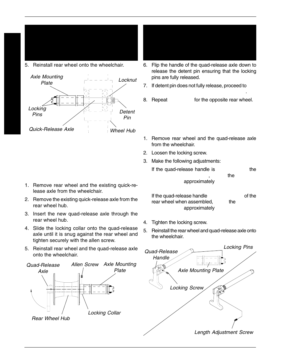 Invacare Allegro 1061057 User Manual | Page 46 / 72