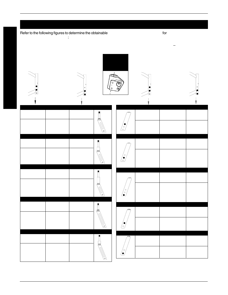 Inline caster headtube front seat-to-floor heights | Invacare Allegro 1061057 User Manual | Page 60 / 72