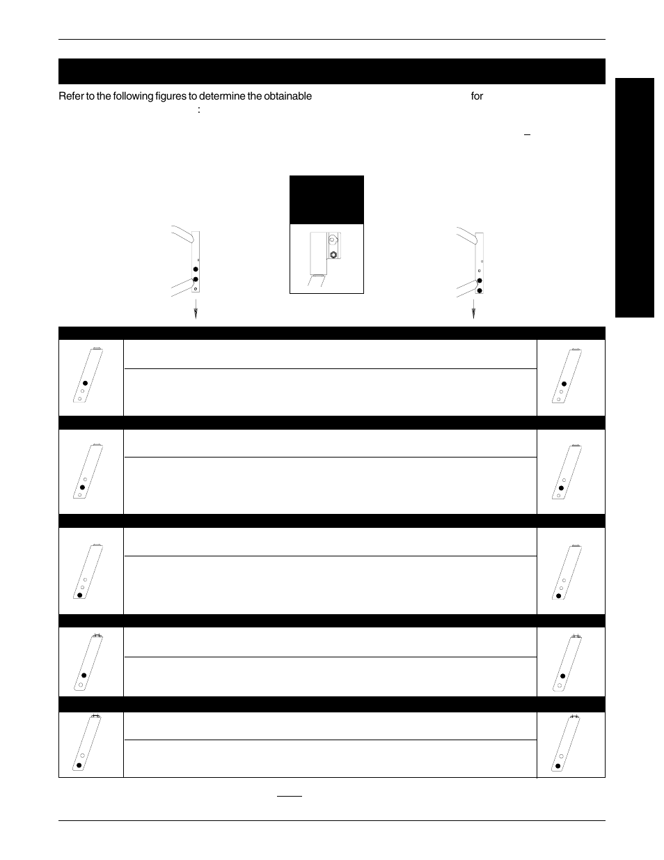 Offset caster headtube front seat-to-floor heights | Invacare Allegro 1061057 User Manual | Page 61 / 72