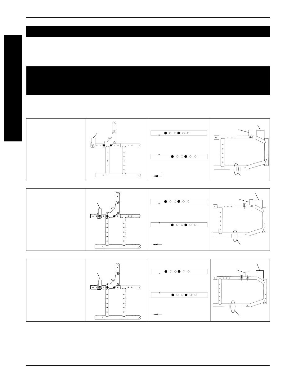 Medium seat frame (16-inch), Short seat frame (14-inch), Long seat frame (18-inch) | Invacare Allegro 1061057 User Manual | Page 64 / 72