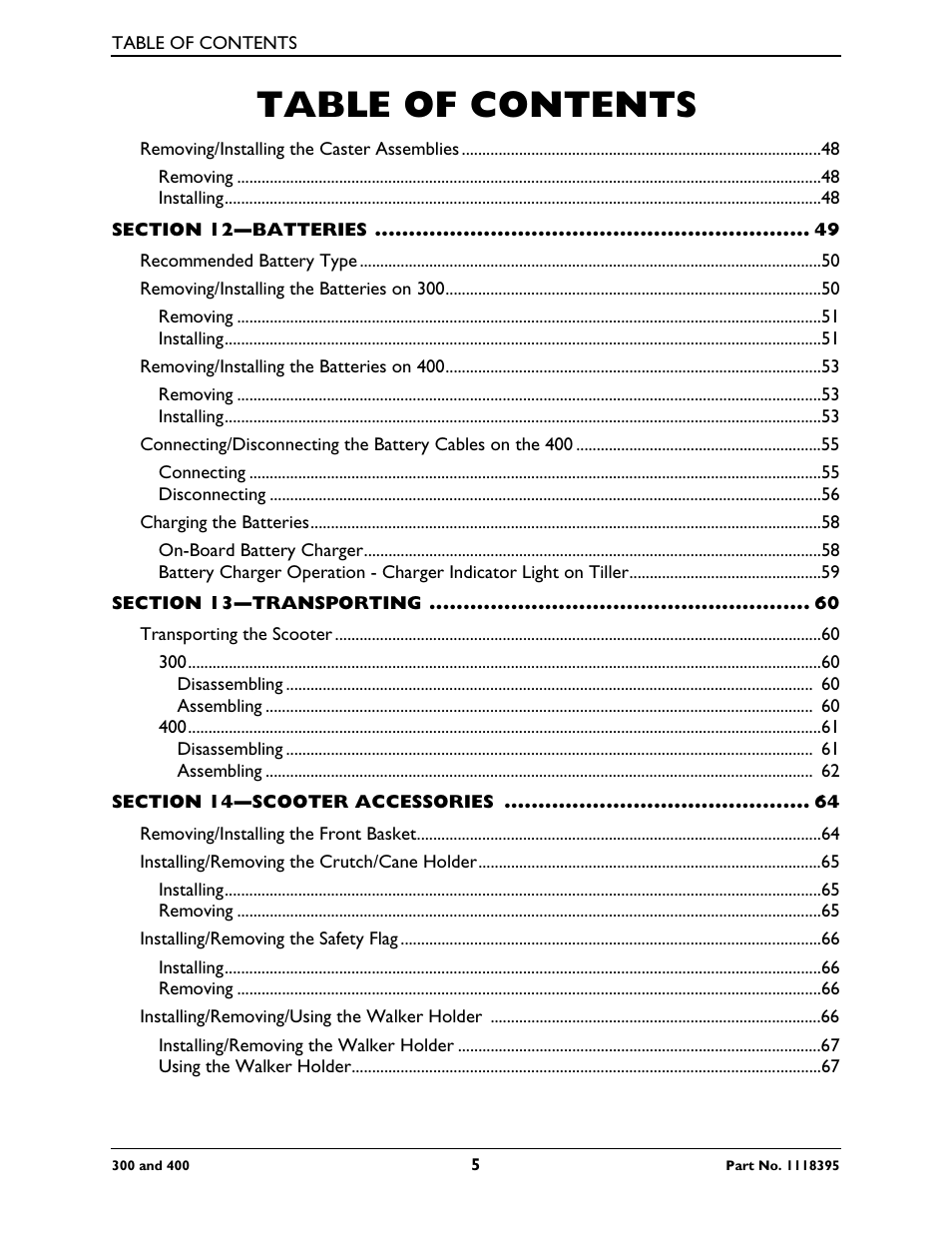 Invacare HMV Highly 300 User Manual | Page 5 / 72