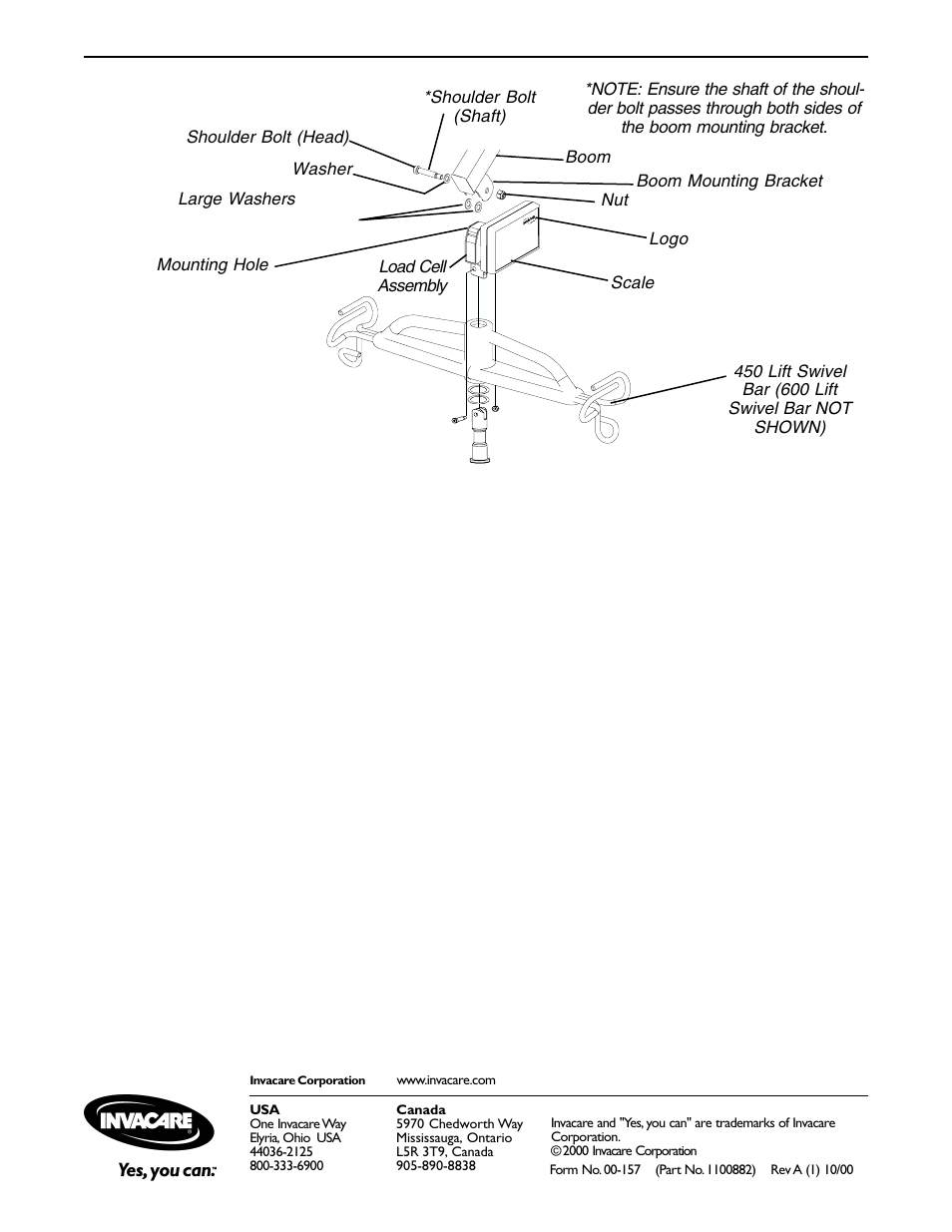 Invacare RSC600 User Manual | Page 2 / 2