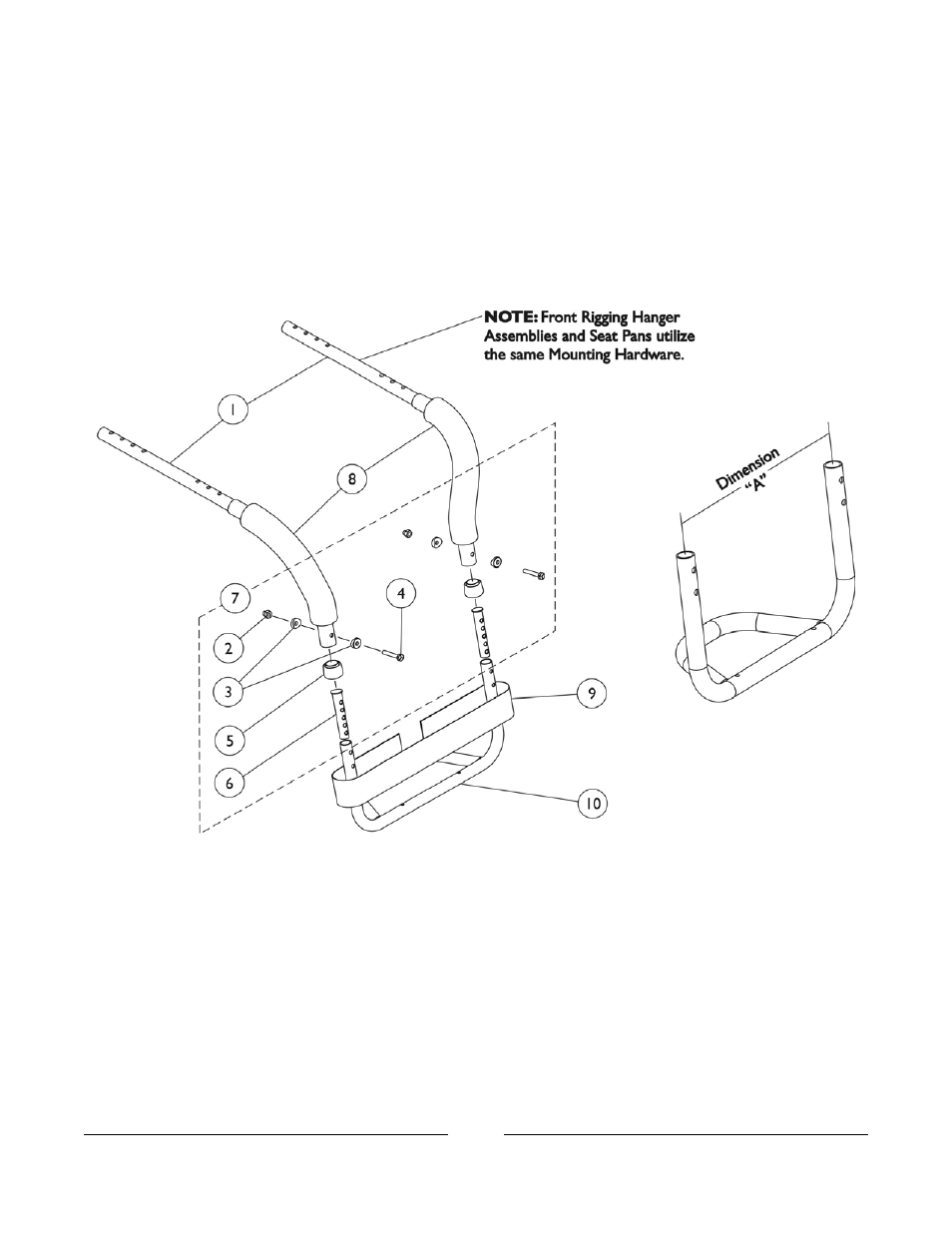 Cage style footrest | Invacare Xterra GT User Manual | Page 52 / 119