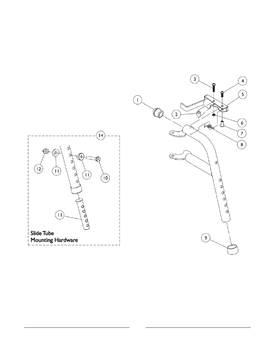 Pw93 footrest supports | Invacare Xterra GT User Manual | Page 57 / 119