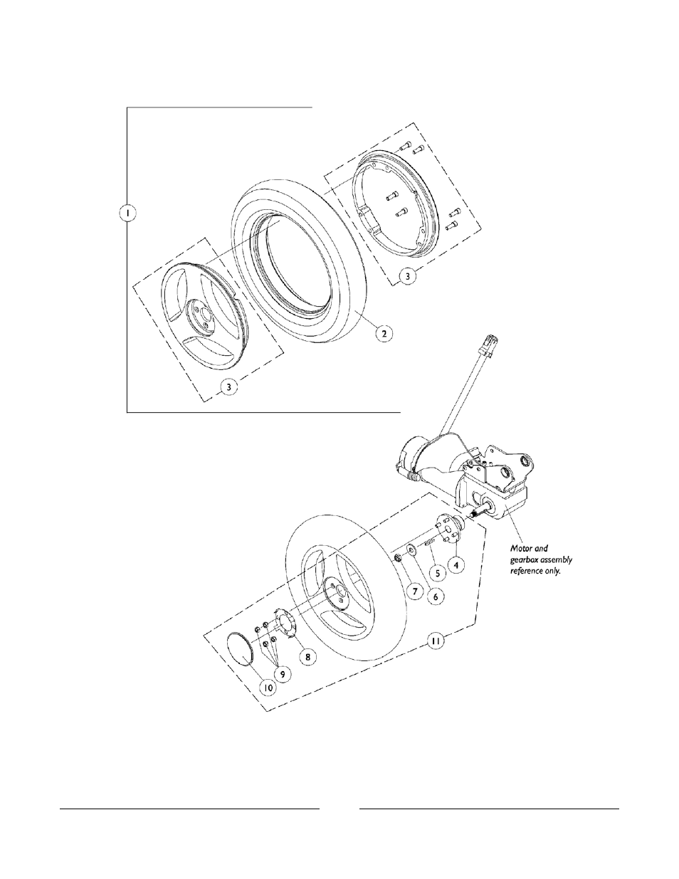 16" drive wheel and mounting hardware | Invacare Xterra GT User Manual | Page 77 / 119