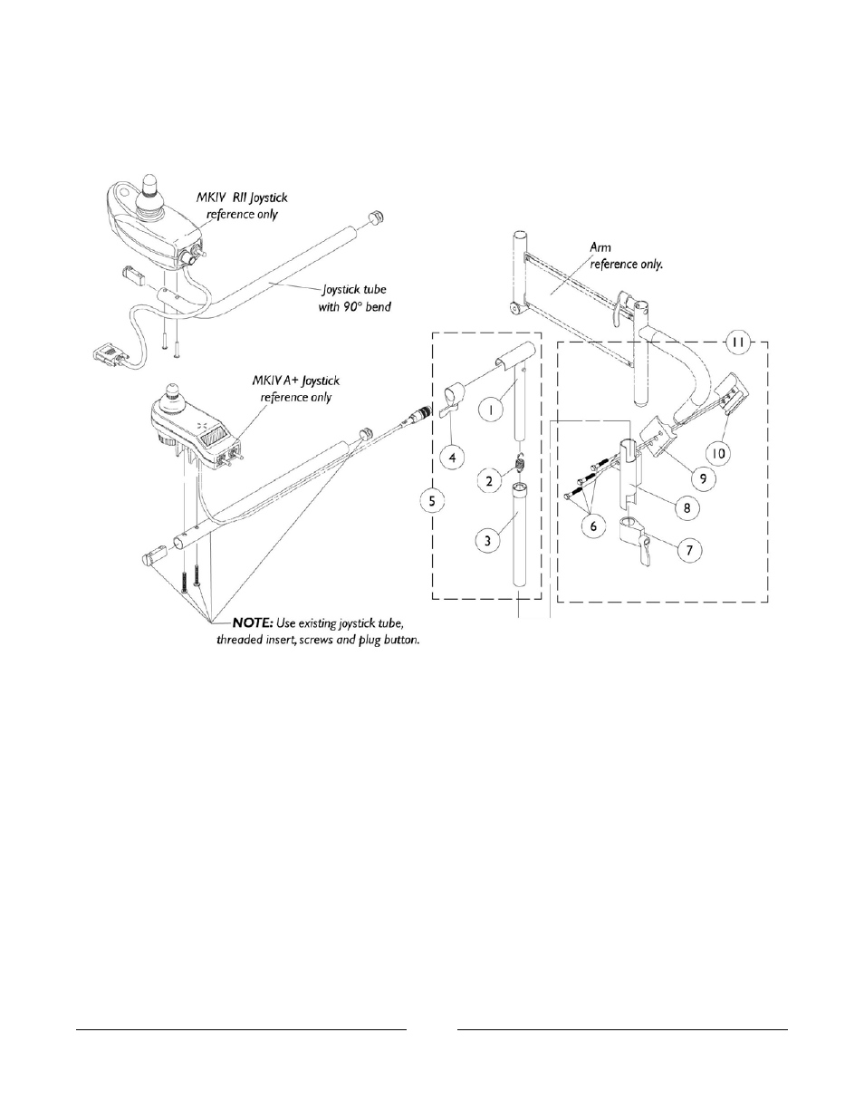 Mkiv mid-line swing bracket assembly | Invacare Xterra GT User Manual | Page 92 / 119