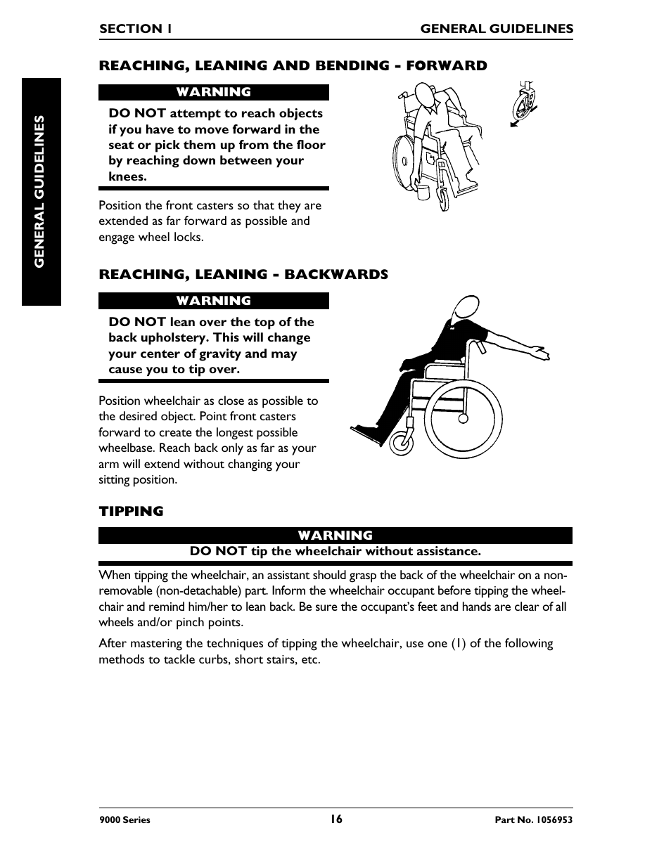 Invacare 9000 XT User Manual | Page 16 / 60