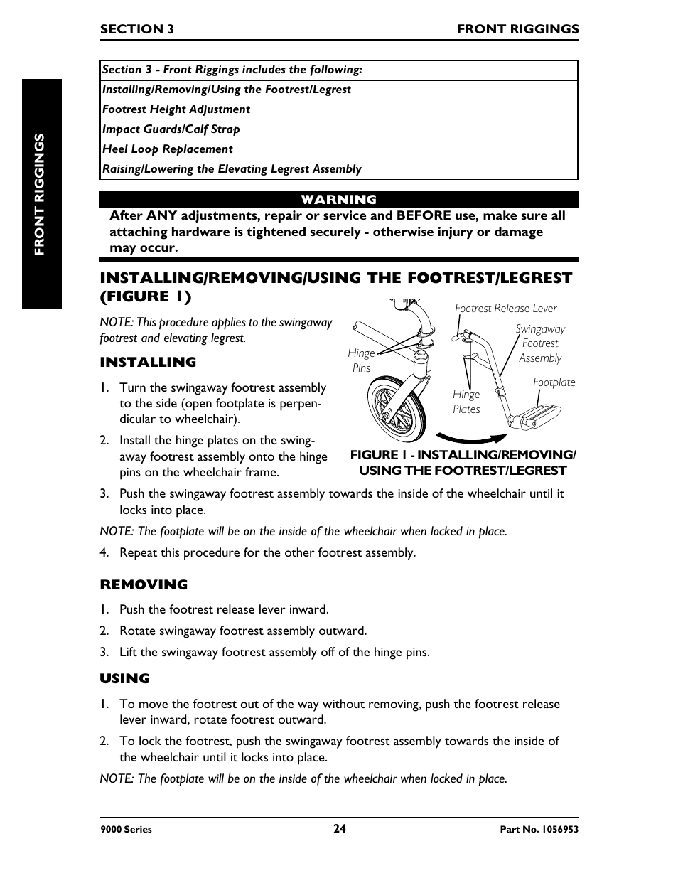 Invacare 9000 XT User Manual | Page 24 / 60
