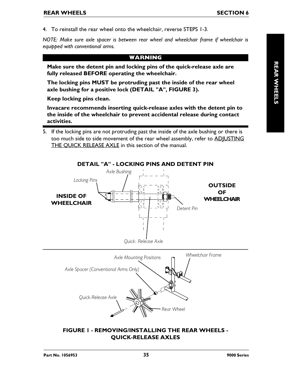 Invacare 9000 XT User Manual | Page 35 / 60