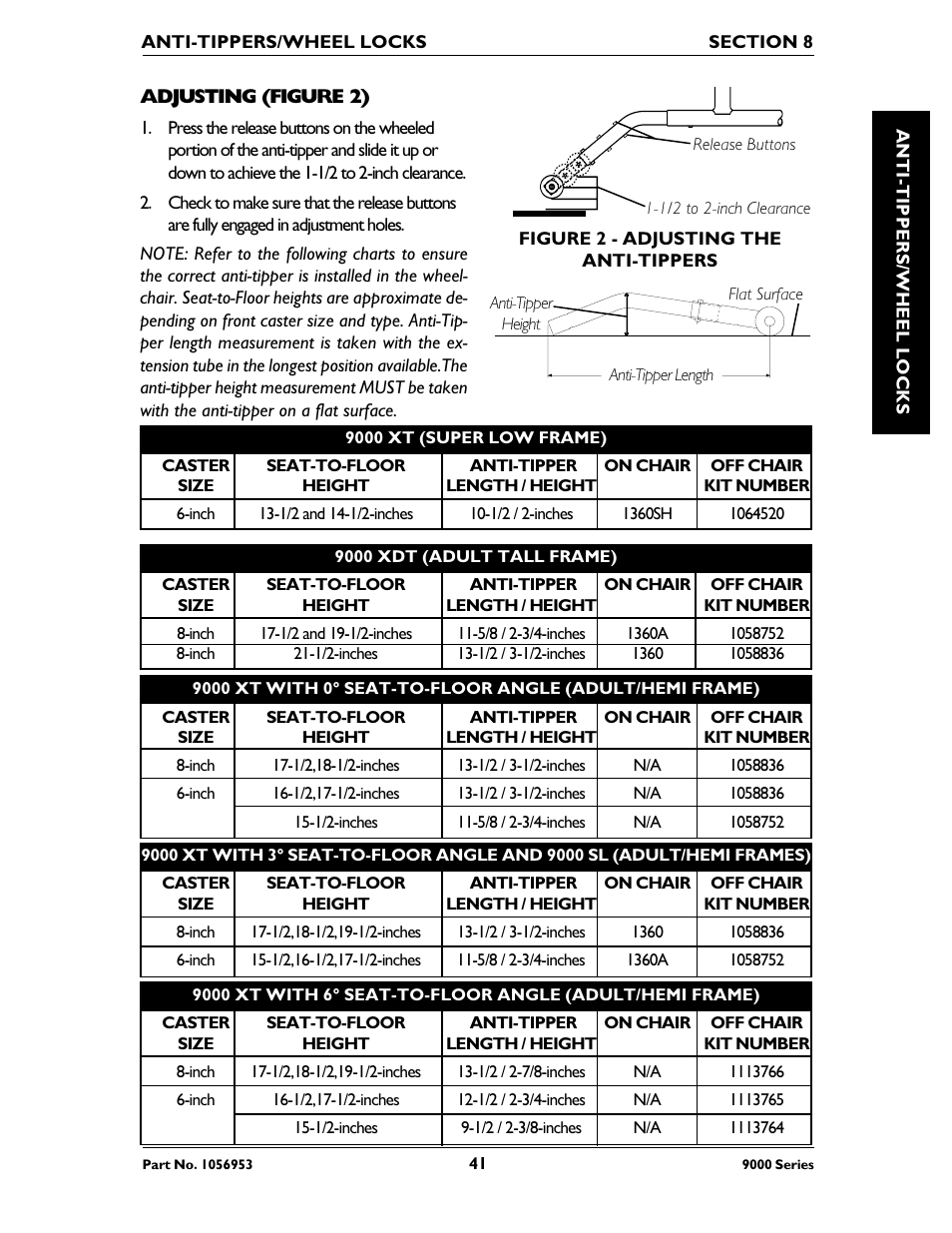 Invacare 9000 XT User Manual | Page 41 / 60