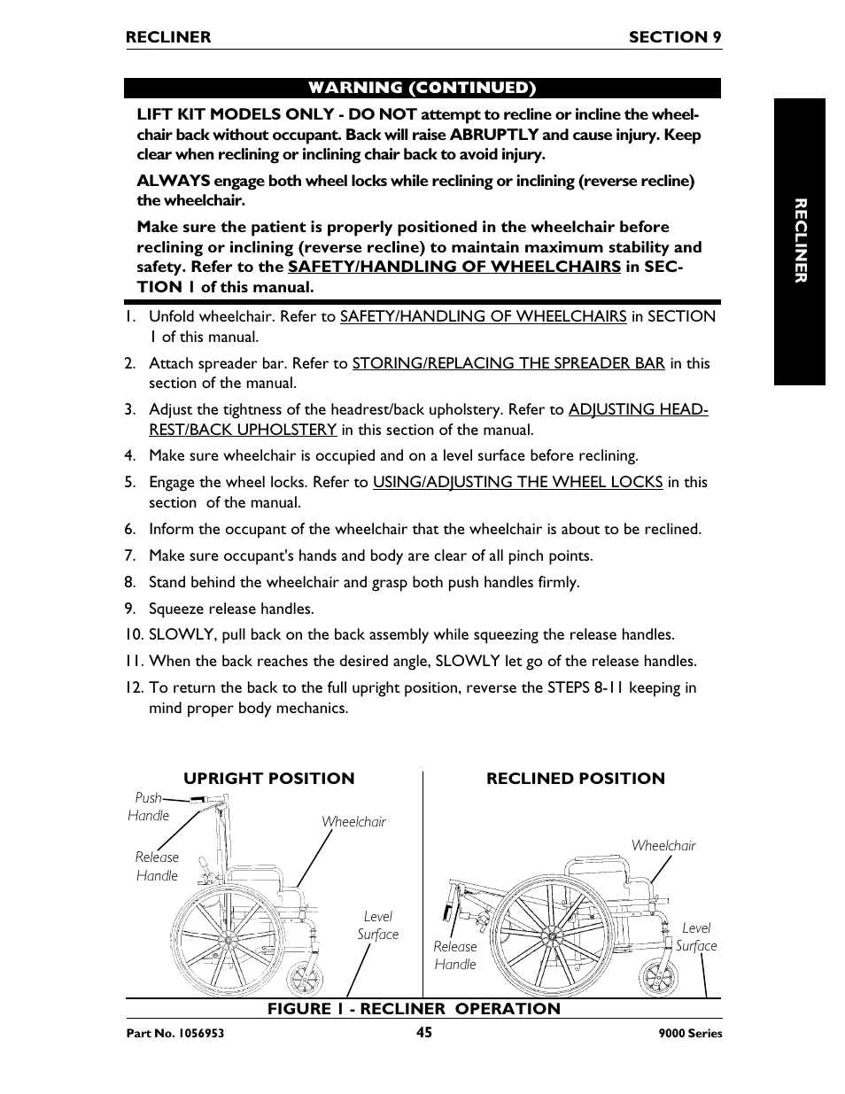 Invacare 9000 XT User Manual | Page 45 / 60