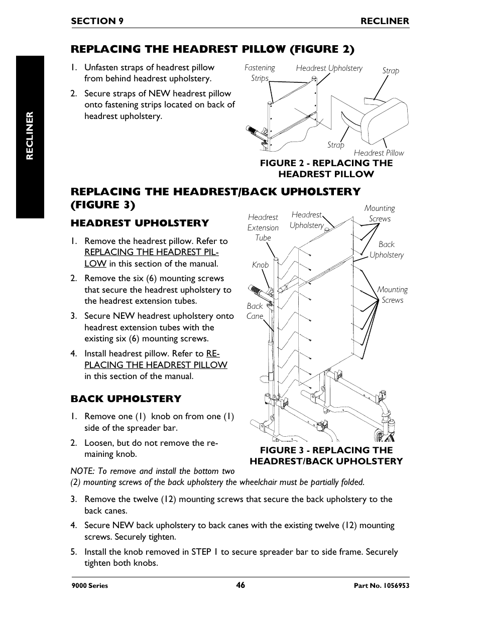 Invacare 9000 XT User Manual | Page 46 / 60