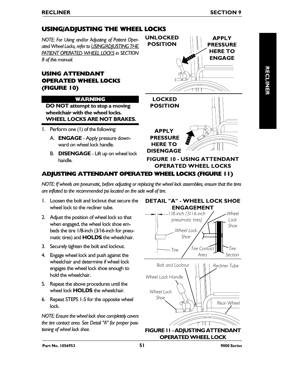 Invacare 9000 XT User Manual | Page 51 / 60