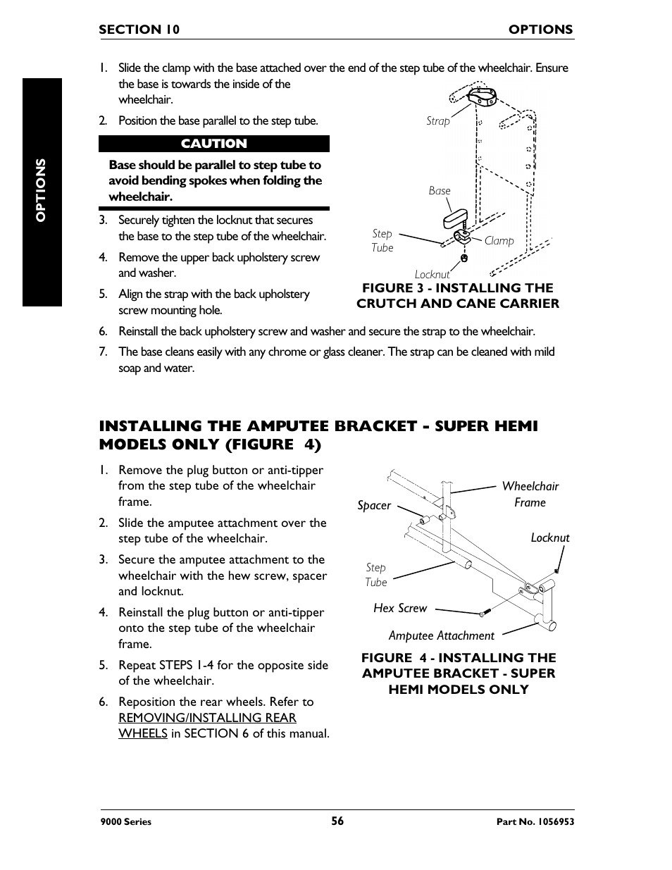 Invacare 9000 XT User Manual | Page 56 / 60