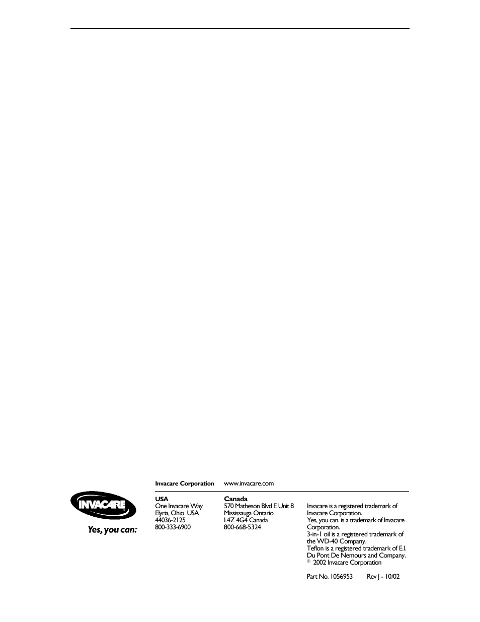 Invacare 9000 XT User Manual | Page 60 / 60