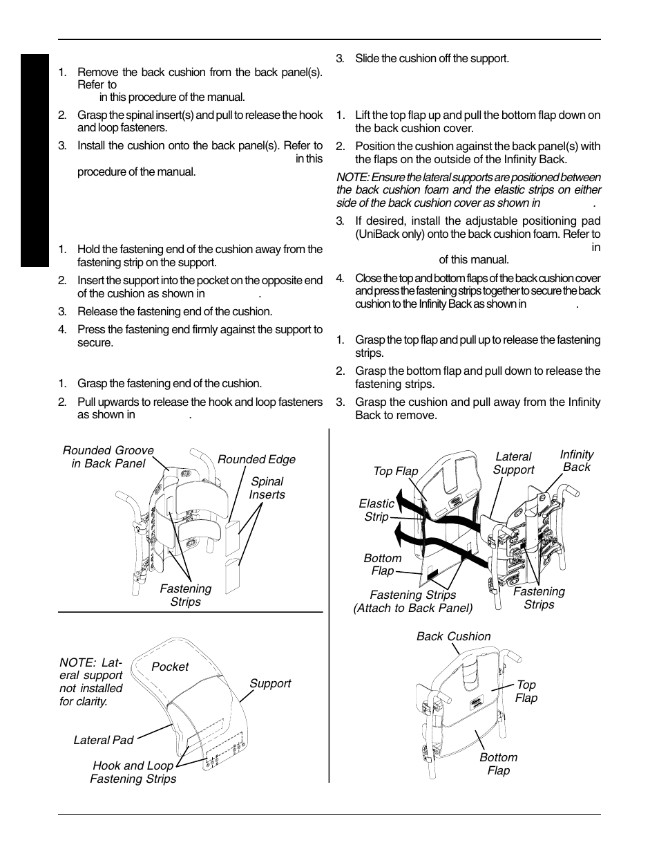 Invacare Infinity Back Support User Manual | Page 8 / 16