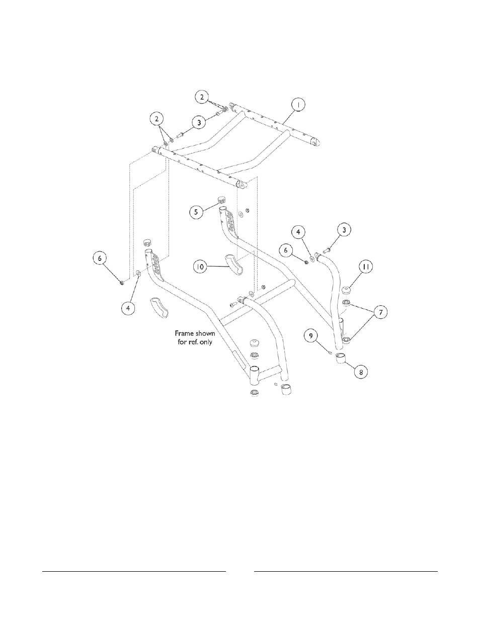 Seat frame and frame hardware | Invacare A4 User Manual | Page 10 / 80