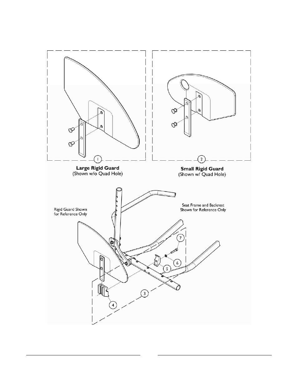 Rigid side guards | Invacare A4 User Manual | Page 44 / 80