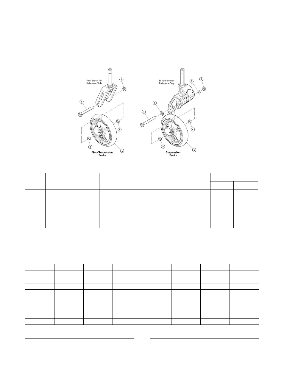 Casters & mounting hardware (before 7/1/11) | Invacare A4 User Manual | Page 48 / 80