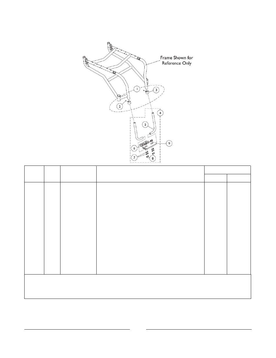 One piece adjustable angle footplate - at5041 | Invacare A4 User Manual | Page 75 / 80