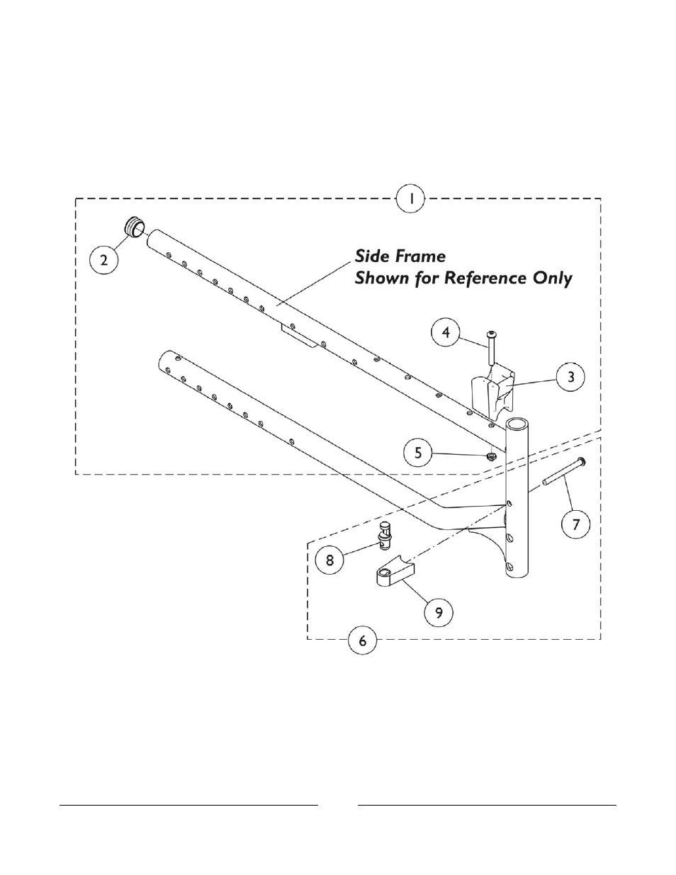 Frame hardware | Invacare AX3 User Manual | Page 28 / 56