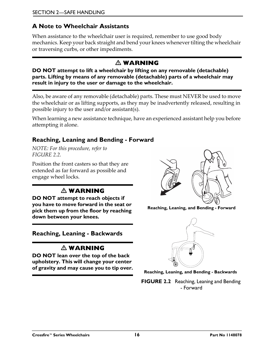 Invacare CROSSFIRE T6 User Manual | Page 16 / 60
