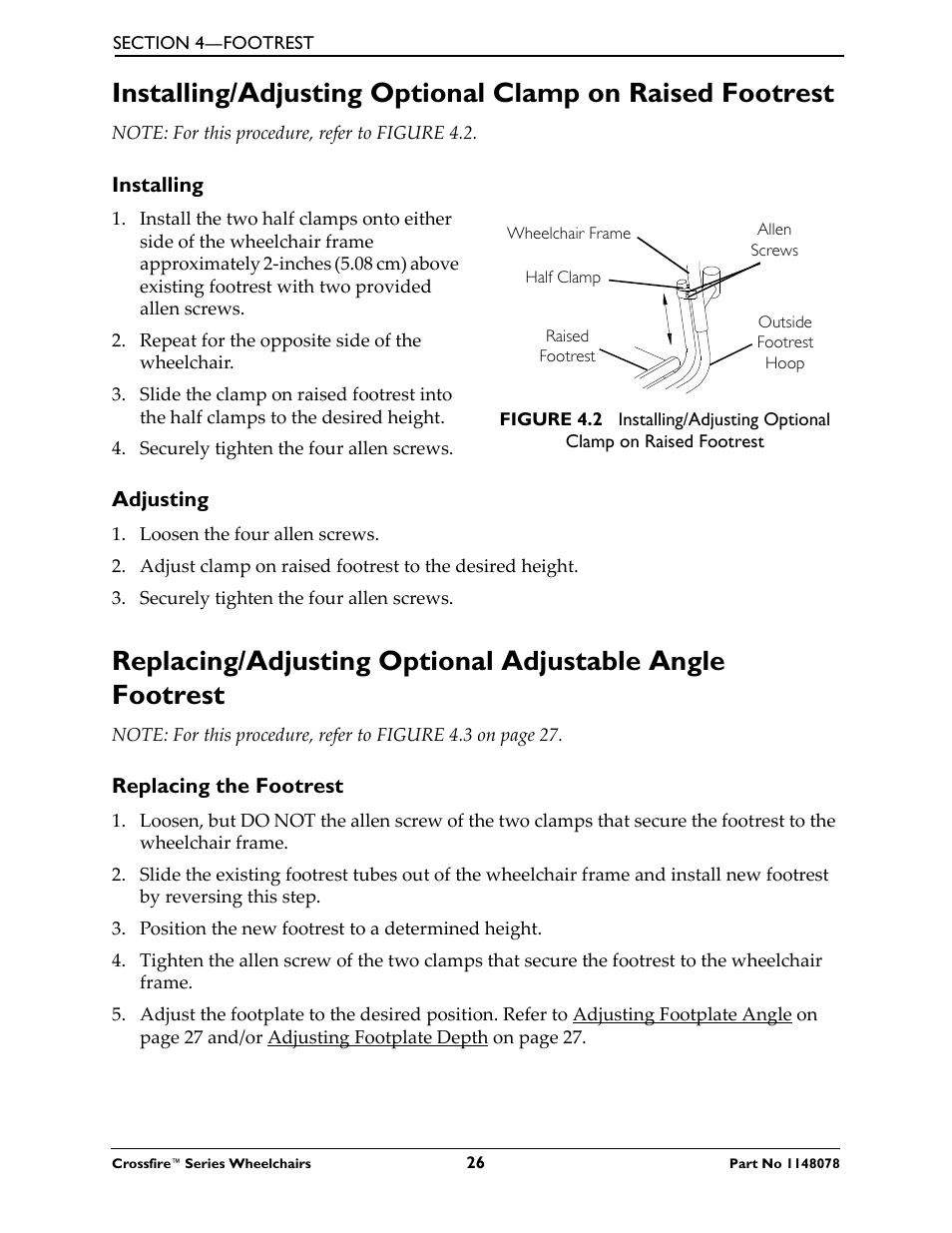 Invacare CROSSFIRE T6 User Manual | Page 26 / 60