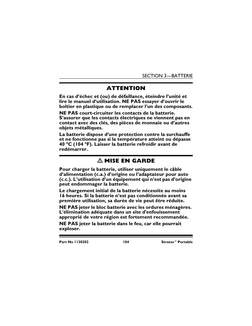 Invacare IRC 1720 User Manual | Page 104 / 124