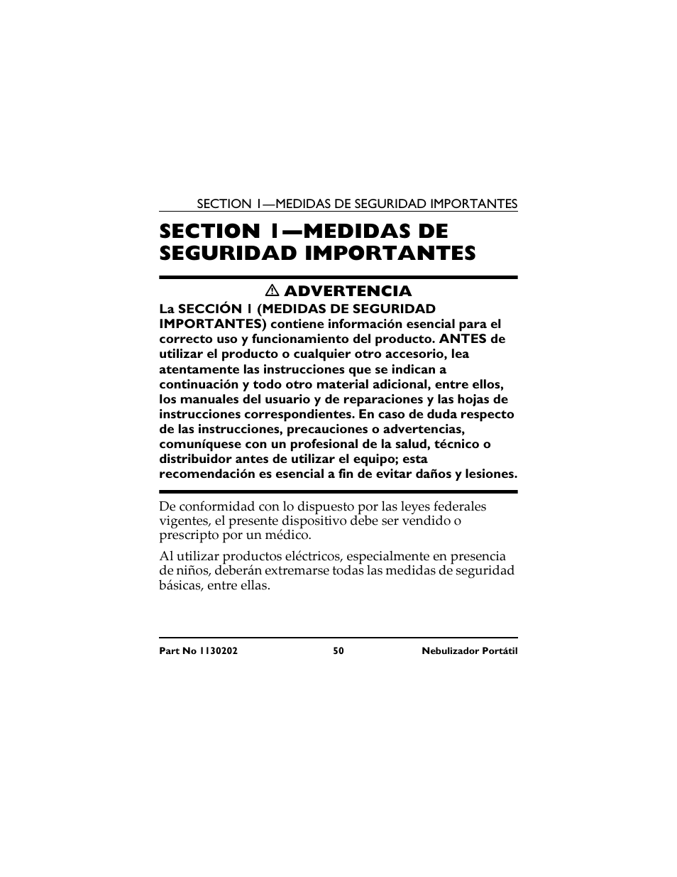 Invacare IRC 1720 User Manual | Page 50 / 124