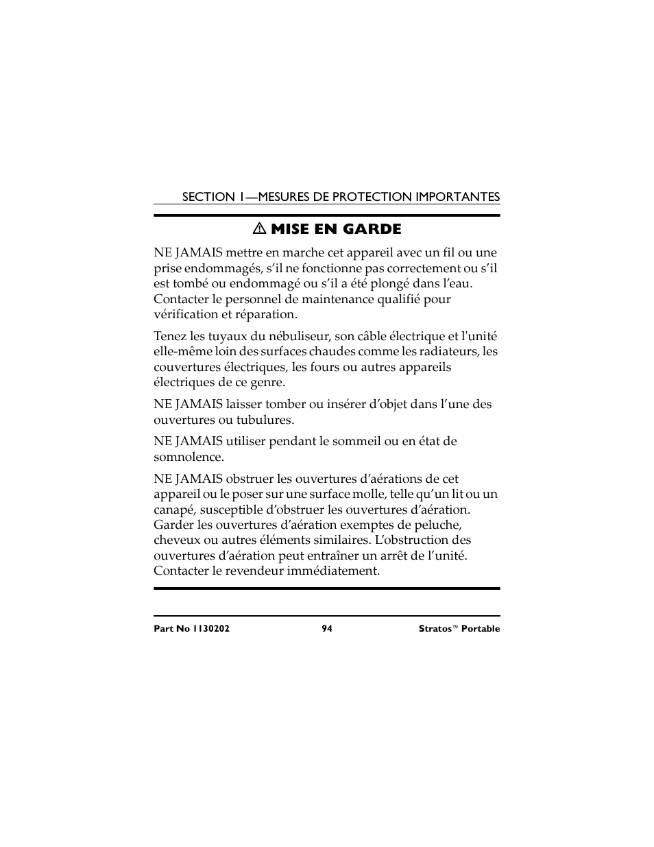 Invacare IRC 1720 User Manual | Page 94 / 124