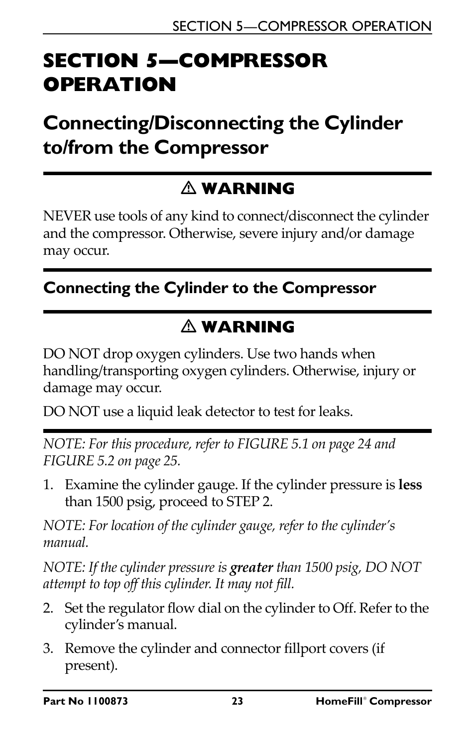 Ƽ warning | Invacare Compressor User Manual | Page 23 / 36