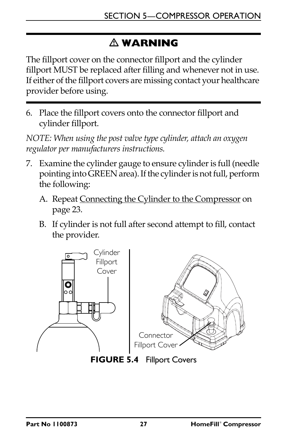 Ƽ warning | Invacare Compressor User Manual | Page 27 / 36