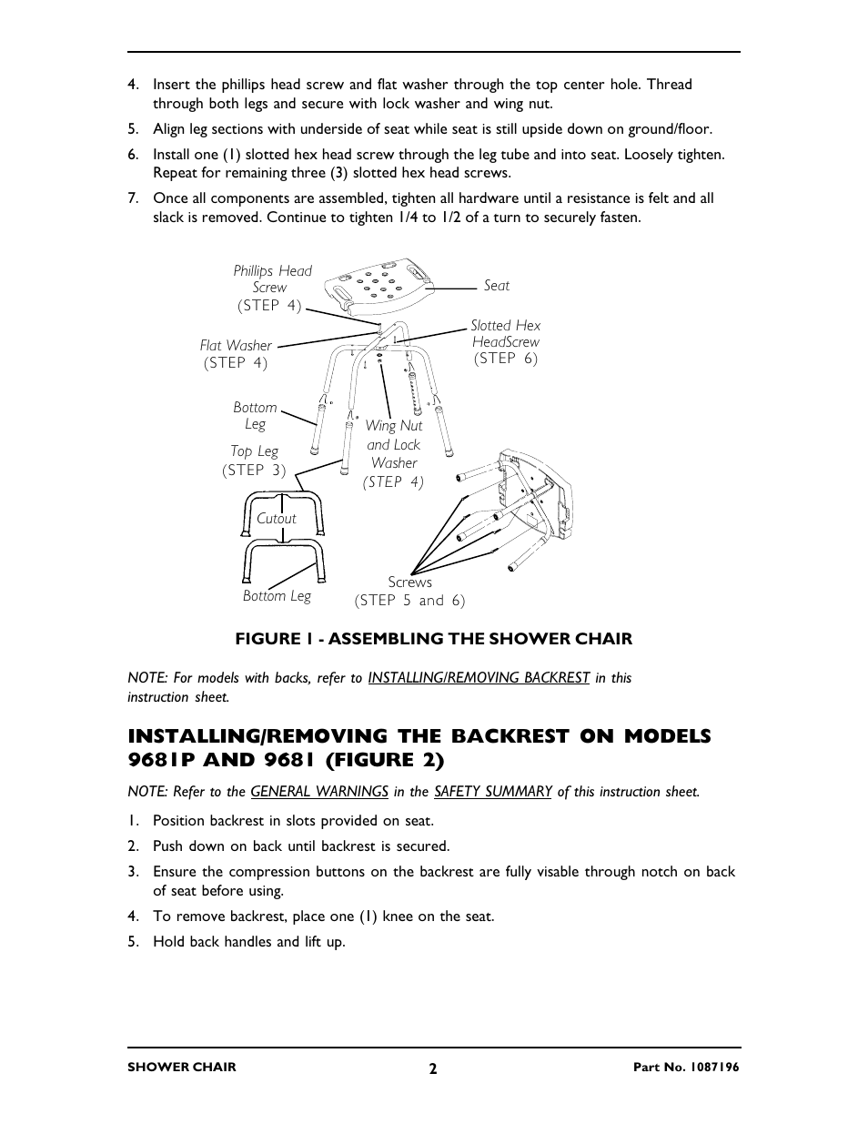 Invacare 9680P User Manual | Page 2 / 12