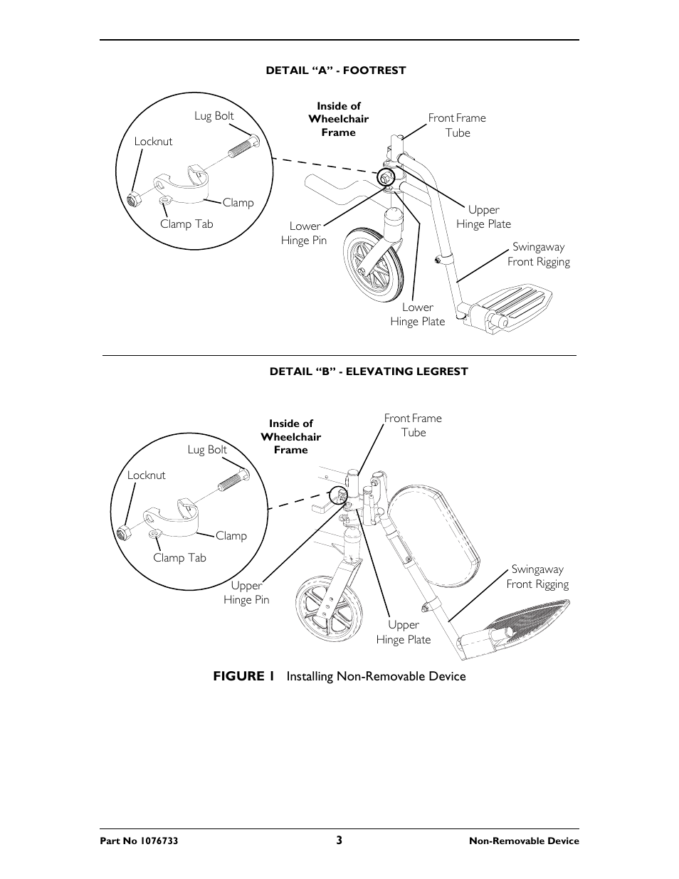 Invacare Non-Removable Device 1820 User Manual | Page 3 / 4