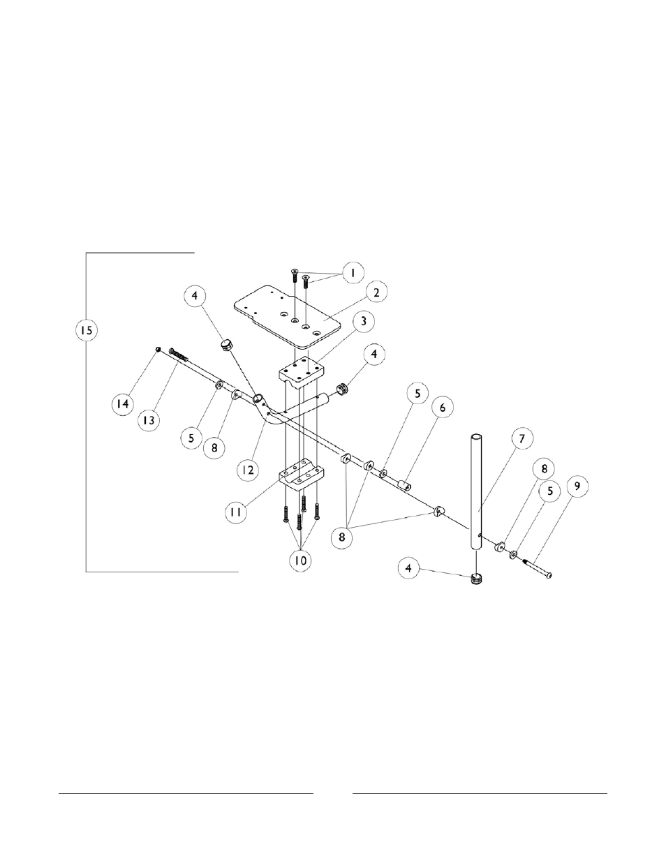Adjustable angle footplate assemblies - at5543 | Invacare Arrow User Manual | Page 107 / 240