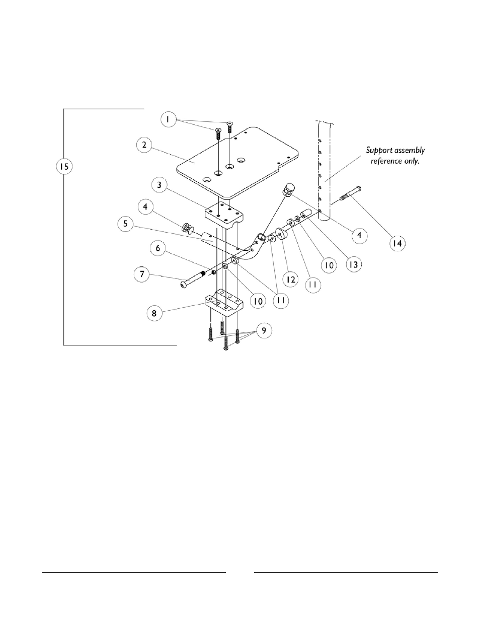 Adjustable angle footplates, at5543 | Invacare Arrow User Manual | Page 109 / 240