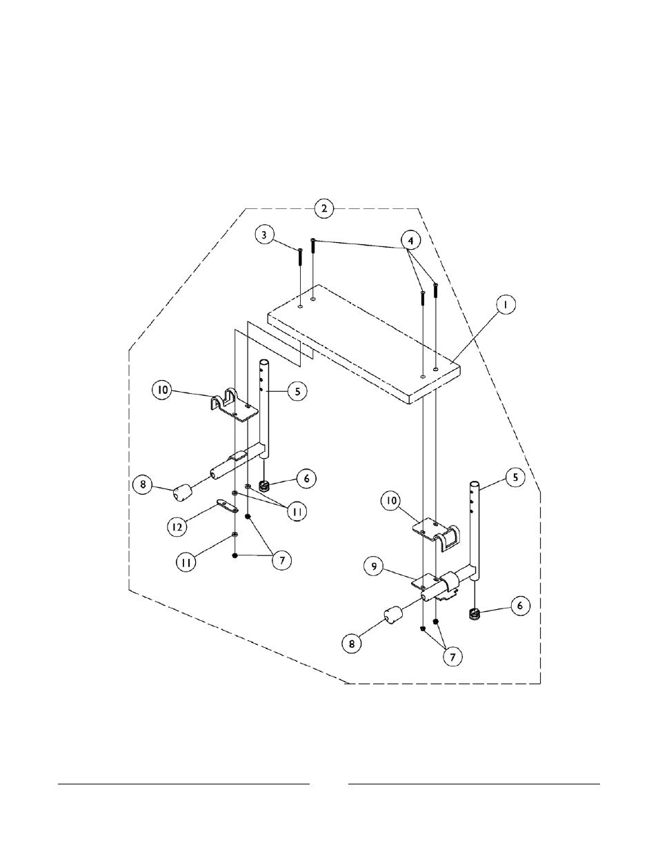 S1263 one piece wooden footboard and hardware | Invacare Arrow User Manual | Page 117 / 240