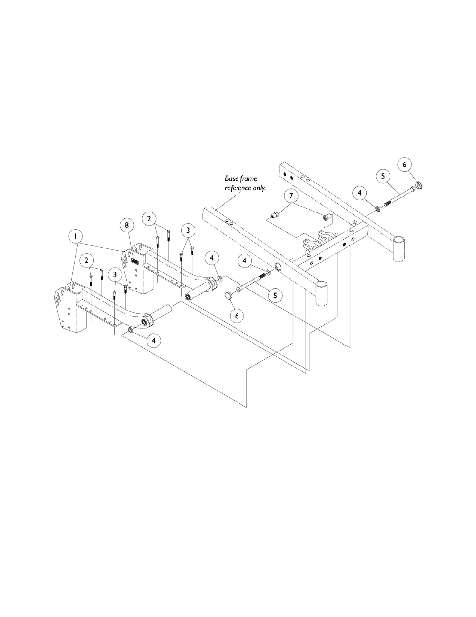 Suspension arm | Invacare Arrow User Manual | Page 135 / 240