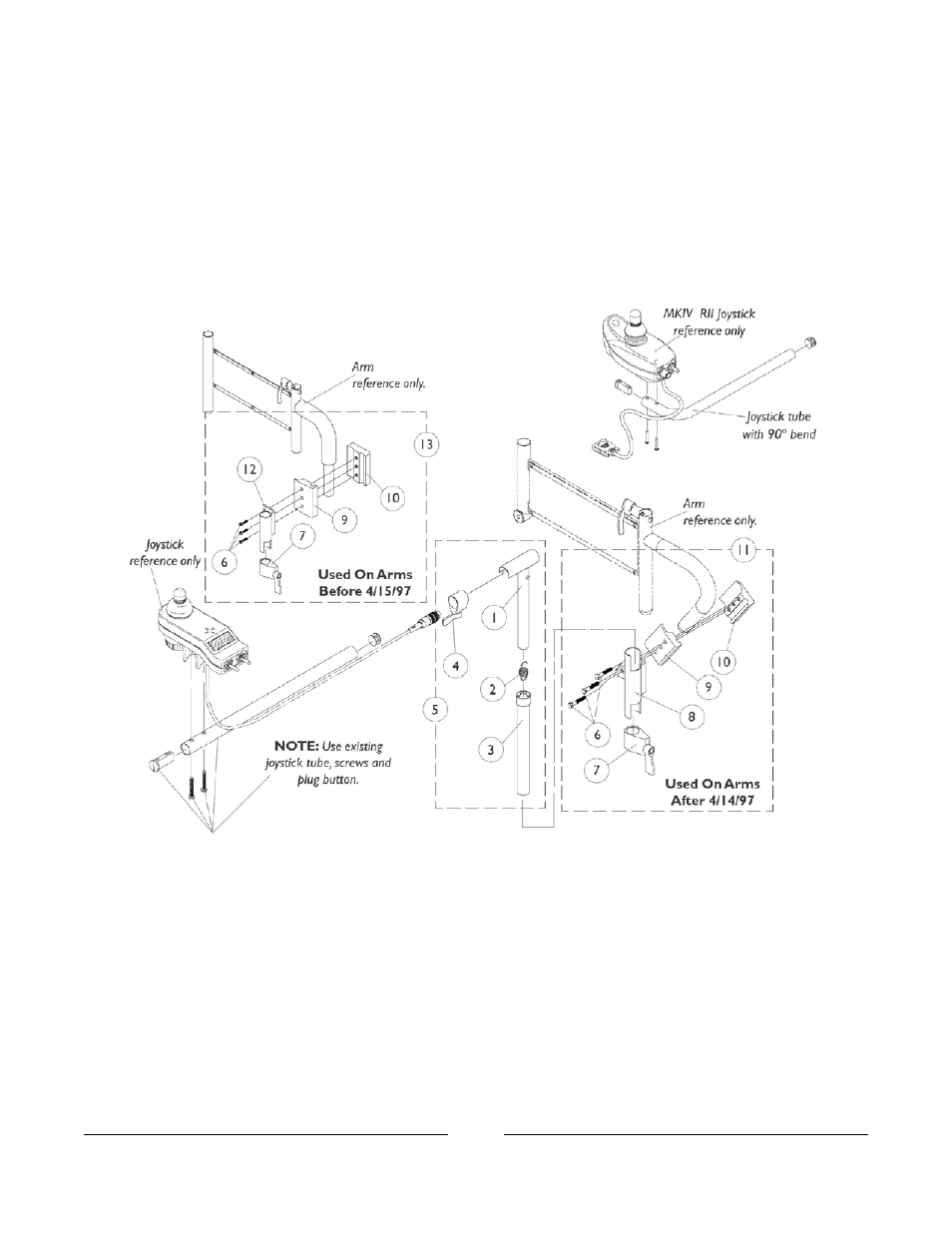 Electronics - mkiv mid-line swing bracket assembly | Invacare Arrow User Manual | Page 208 / 240