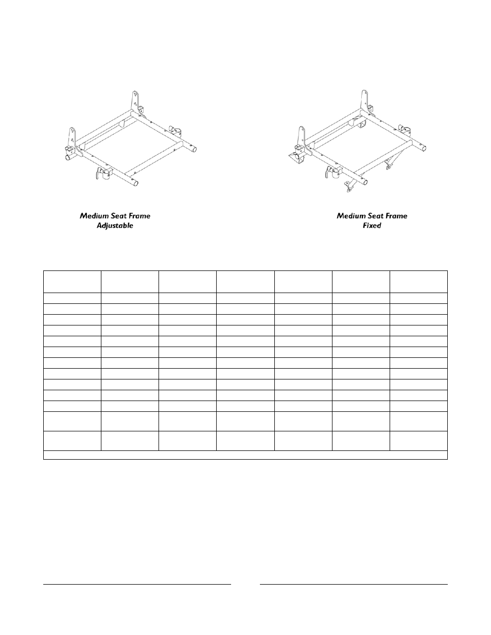 3/4" s-t-f medium) | Invacare Arrow User Manual | Page 32 / 240
