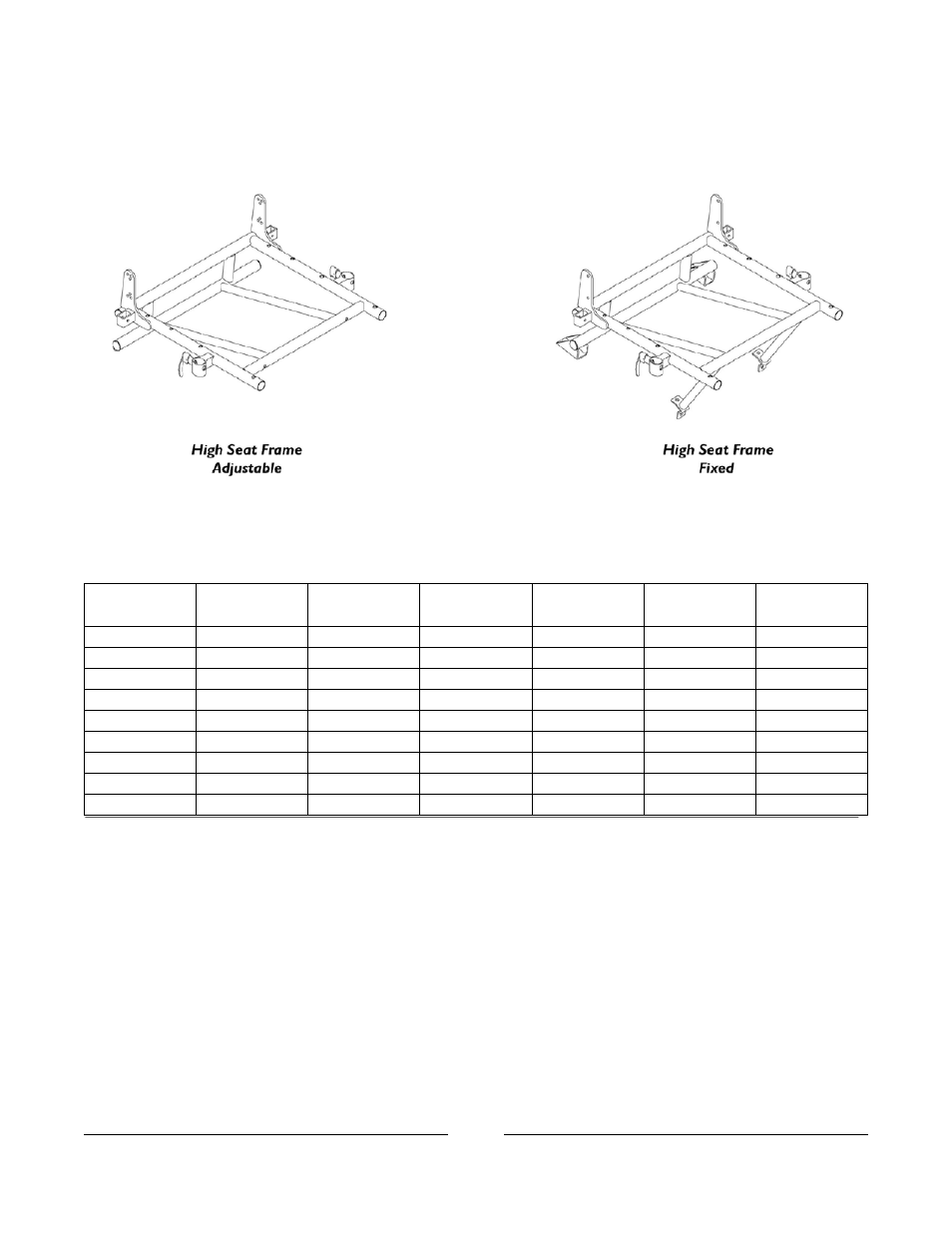 1/2" s-t-f tall) | Invacare Arrow User Manual | Page 36 / 240